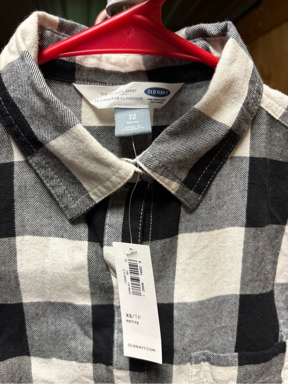 XS flannel shirt